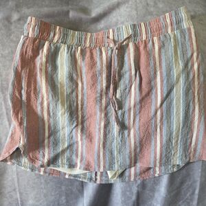 Striped Pink and Blue Skirt
